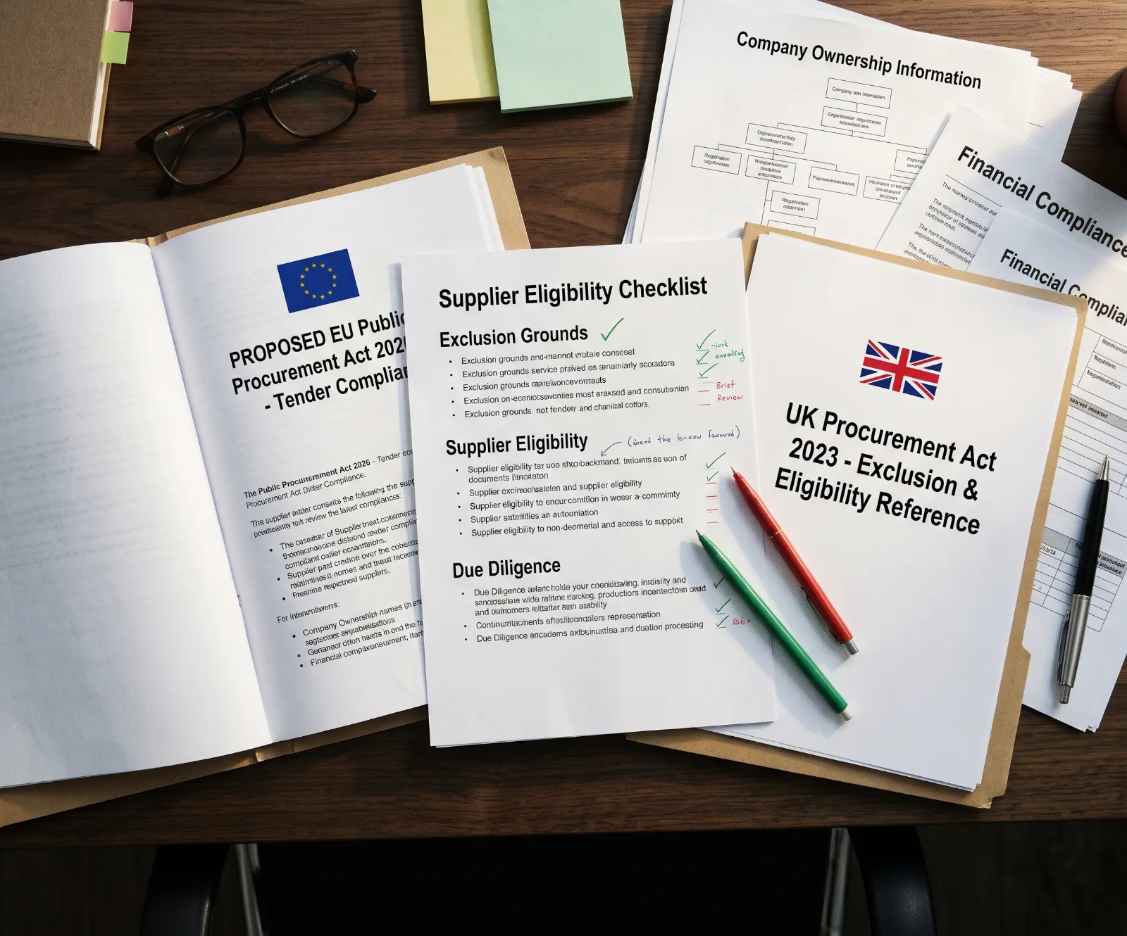 Illustration for the briefing EU Procurement Reform: Supplier Selection and Exclusion Criteria