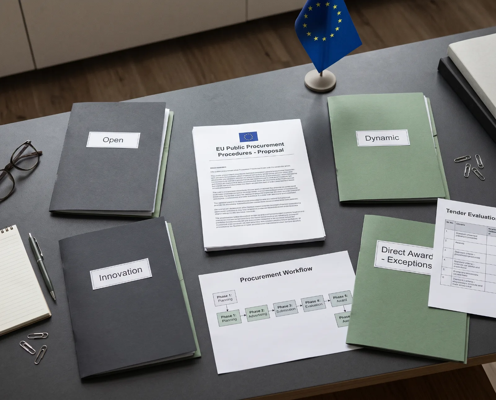 Illustration for the briefing EU Procurement Reform: Procedures, Negotiation and Direct Awards