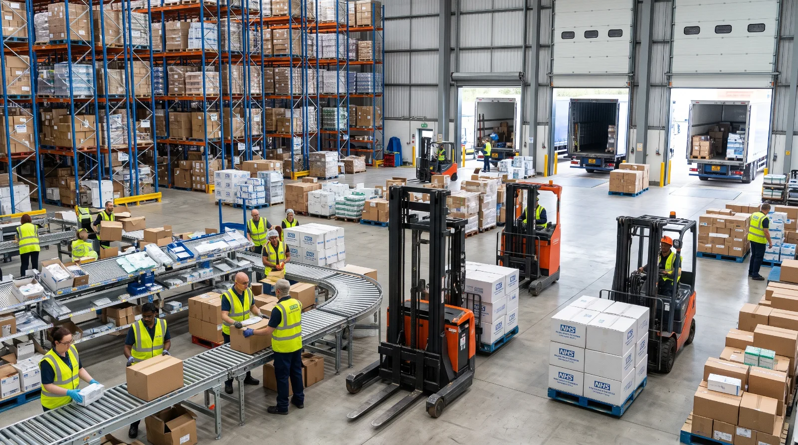 Illustration for the briefing Healthcare Logistics: The Economics Behind the Delivery