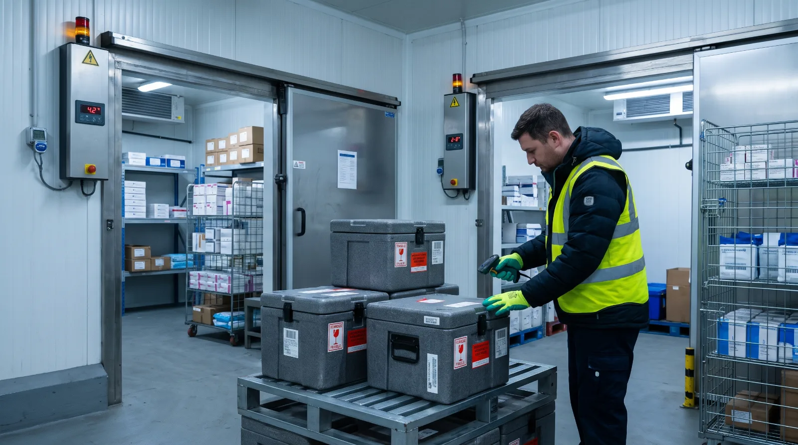 Illustration for the briefing UK Healthcare Logistics: Specialist Clinical and Time-Critical Distribution
